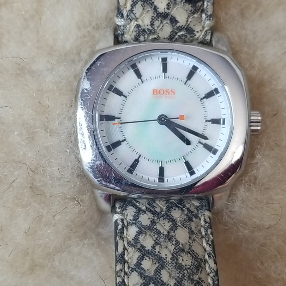 Hugo Boss Ladies Python Snakeskin Watch - Picture 2 of 9